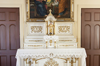 Altar of devotion dedicated to the child Jesus, represented as a statuette. This altar is located in an area reserved to the nuns.